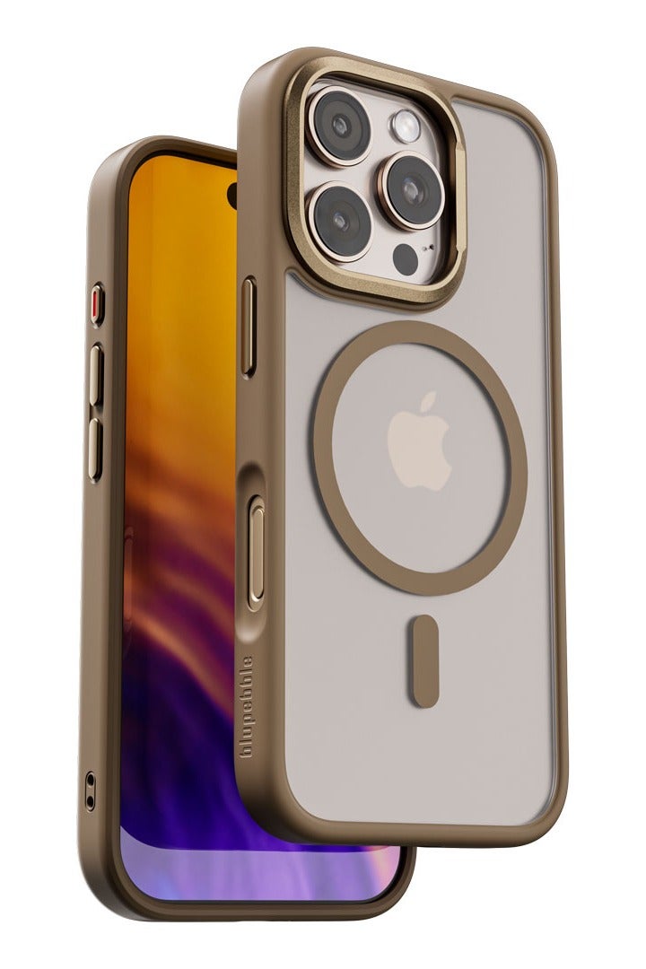 blupebble iPhone 16 Pro Max Case With MagSafe, Hybrid Matte Hard Back Cover with High-Grade Protection, Magnetic Phone Cover for iPhone - Image 1