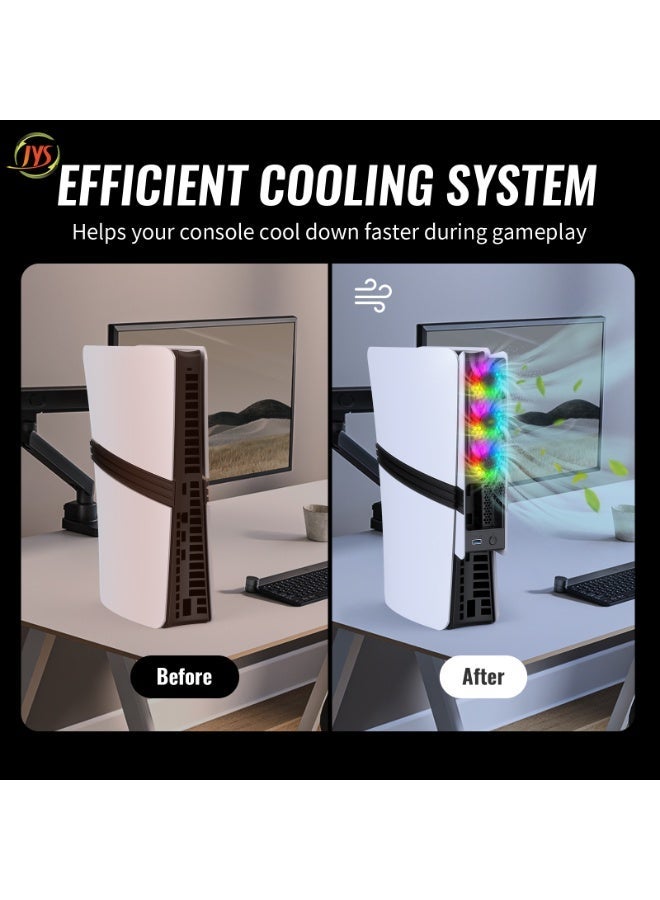 JYS *Console fans compatible with the PS5 Slim and PS5 Pro: Designed specifically for the PS5 Slim and PS5 Pro (both Digital and Standard editions), with easy installation. - Image 3