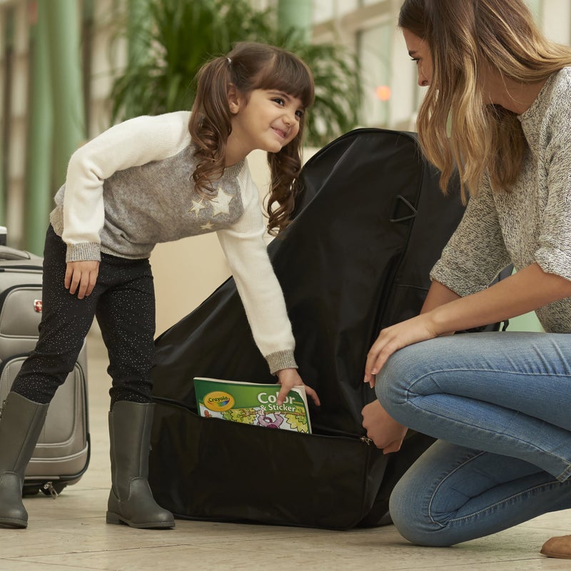 Evenflo Car Seat Travel Bag & Storage Bag, Universal Fits All Car Seats, Black - Image 5