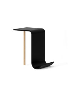 Ltable Wooden Side Table Black