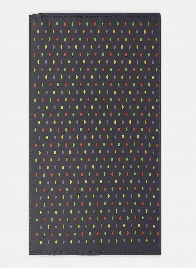 LEONARDI Mens Printed Hax Pocket Square | Satin | Microfiber |10 x 10 inches | tweed fabric | Superior finishing| Packaging - folder | Colour - Multi Navy - Image 4