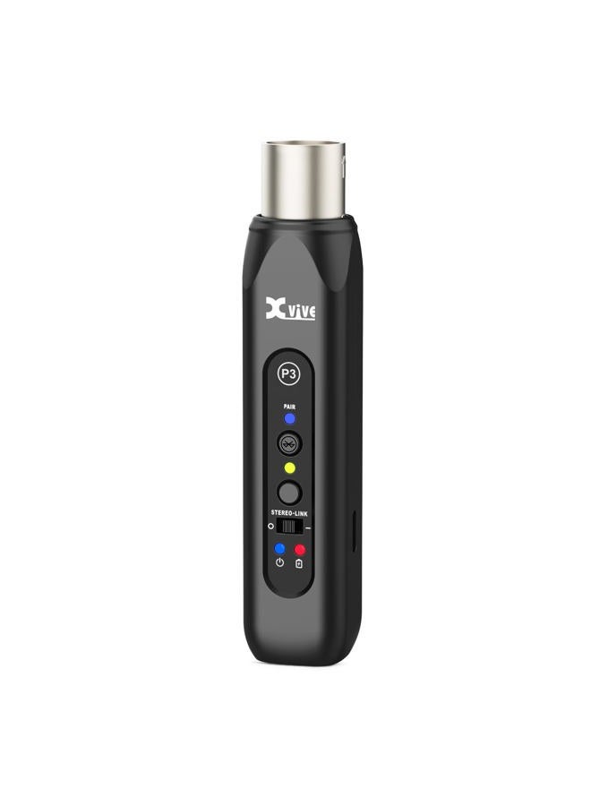 Xvive P3 Wireless XLR Bluetooth Receiver, Bluetooth Adapter for Speakers, Audio Mixer, PA Systems, DJ Systems,Rechargeable - Image 1
