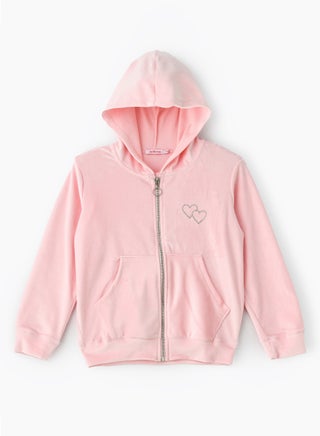 Jacket with front zipper