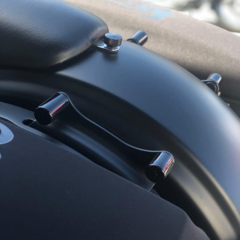 Hogworkz® Docking Hardware Cover Kit for Harley Davidson Street Glide, Road King, Electra Glide, Road Glide '09-'22 - Black - Image 4