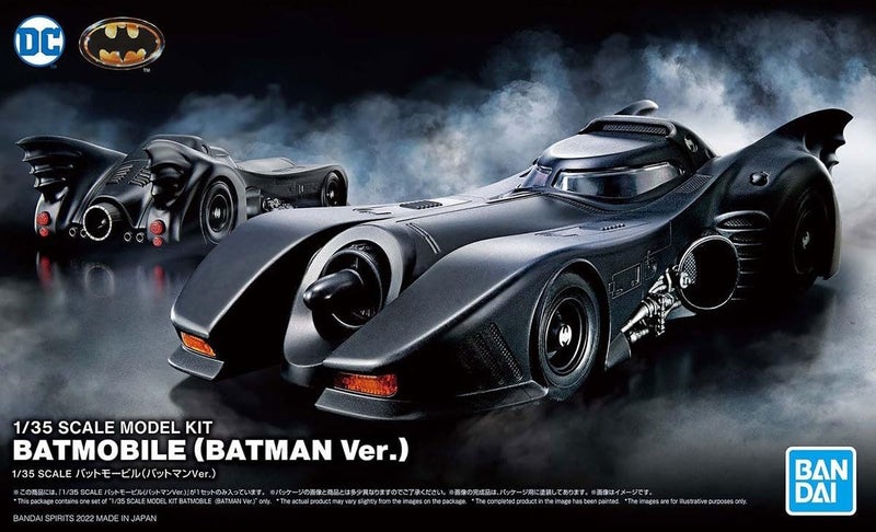 BANDAI SPIRITS Model Kit DC COMICS - Batman 1/35 Batmobile - Model Kit, 202332 - Image 2