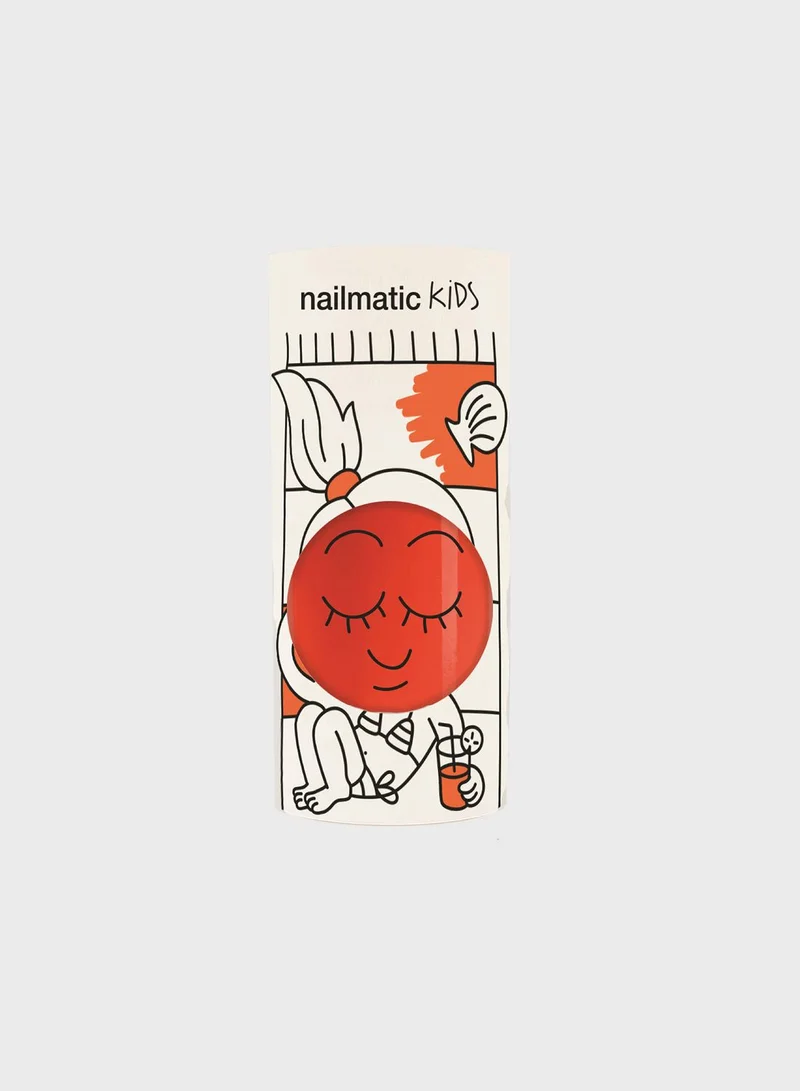 Nailmatic Kids Water-Based Nail Polish- Orange (Lacquer)