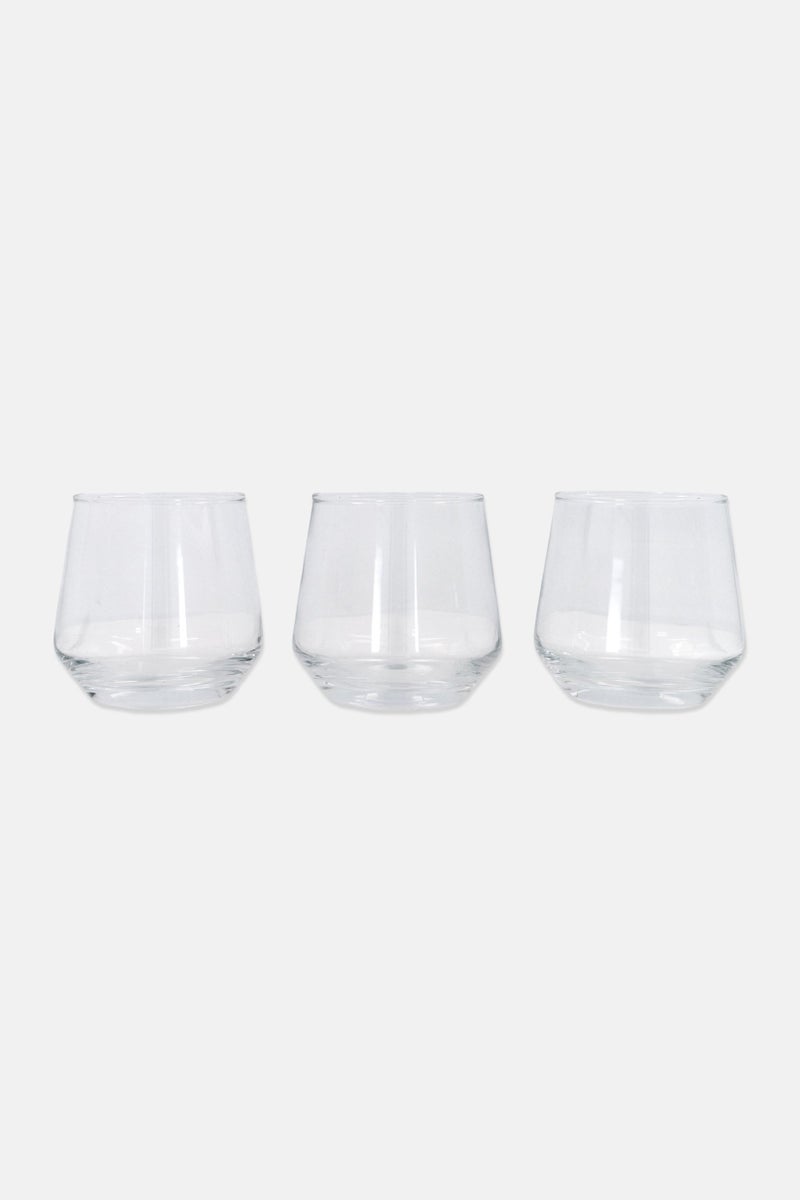 Muy Mucho 3 Pcs Ball Glass 300ml, Transparent - Image 2
