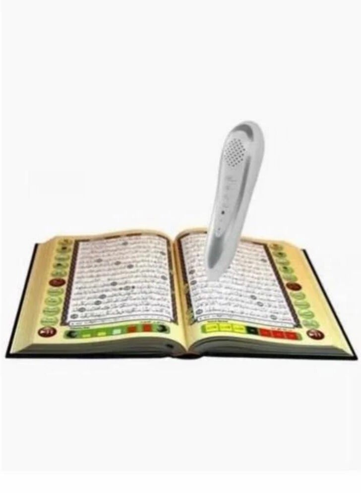 قلم قارئ للقرآن مع كتب باللغة العربية متعدد الألوان - Image 1