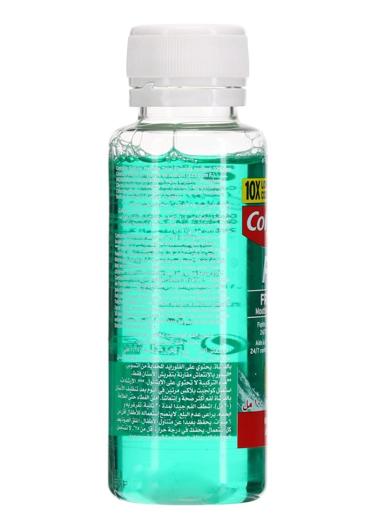 Colgate Pack Of 2 Colgate Plax Mouthwash Fresh Mint 100ml - Image 4