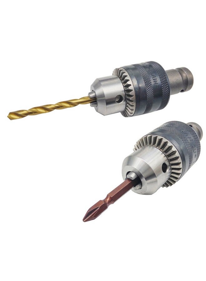 Yakamoz 1.5-13mm Capacity Key Drill Chuck for Air Impact Wrench Converter Conversion Tool | 1/2 Inch Socket Square Female Adapter | 1/2-20 UNF Mount - Image 5