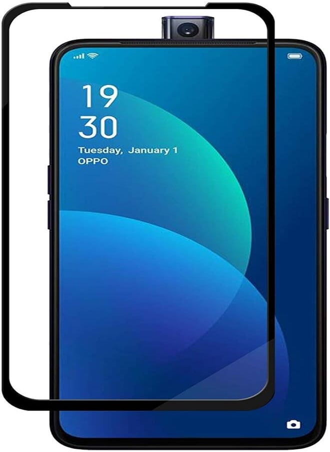 Muzz - Oppo F11 Pro 3D Curved Full Coverage Premium Scratch Resistance 5D Touch Tempered Glass Screen Protector For Oppo F11 Pro - Image 1