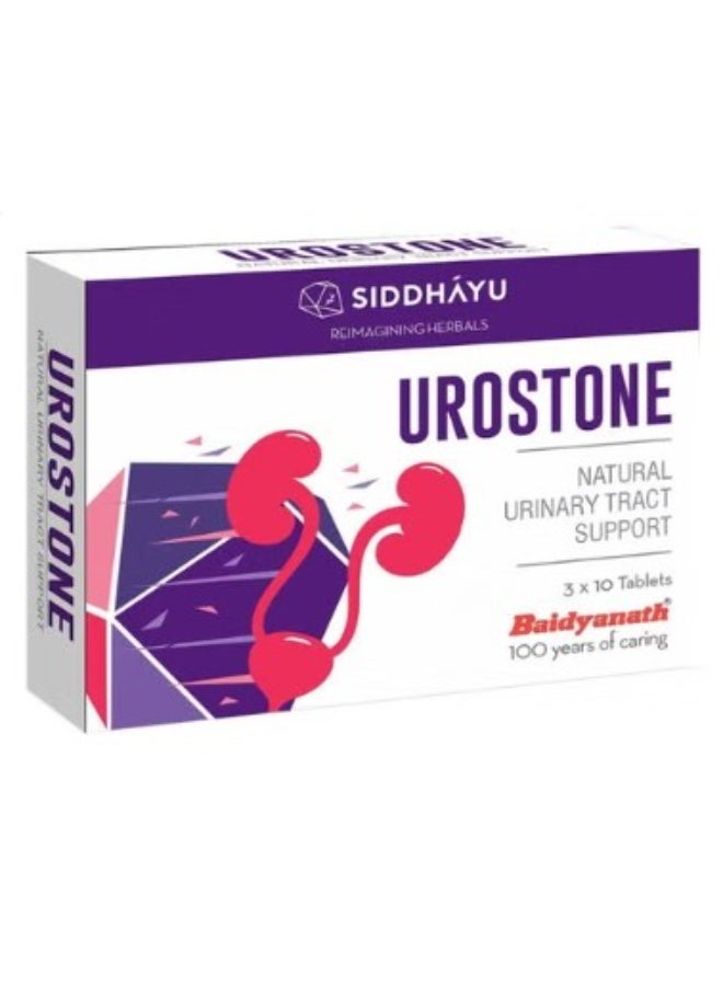 Urostone Natural Urinary Tract Support Tablets, Pack of 30's