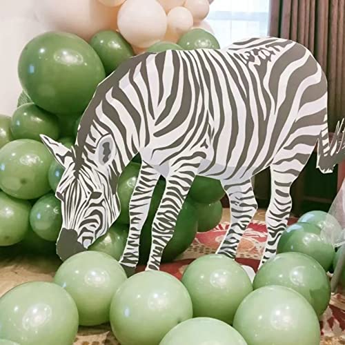 DECGOL 100pcs Sage Green Balloons 18 inch +12 inch +10 inch +5 inch Party Eucalyptus Olive Green Birthday Balloon Baby Shower Wedding Balloons - Image 4