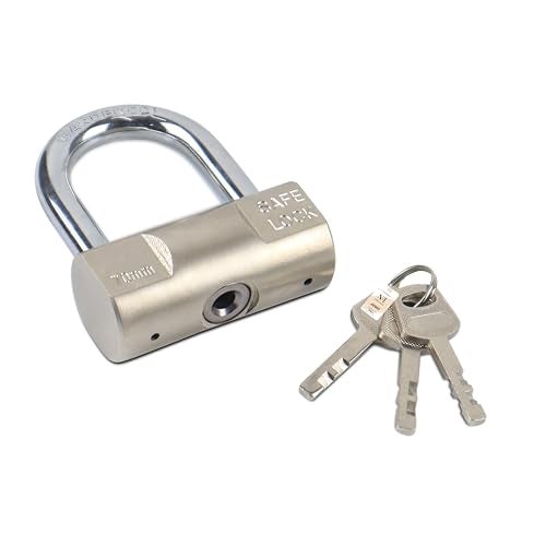 NFI essentials Heavy Duty 70 mm Padlock for Main Door Gate Lock, Locks for Tool Box, Shutters, Shops & Offices Rust Proof with Anti Drill Security Shackle Chain - Image 1