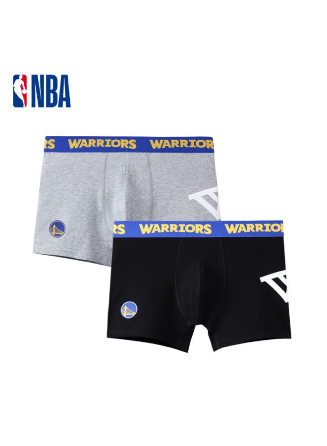 Nba Team Men's Cotton Boxer Briefs Mid-rise Basketball Fan Gift 2-pack - Image 1