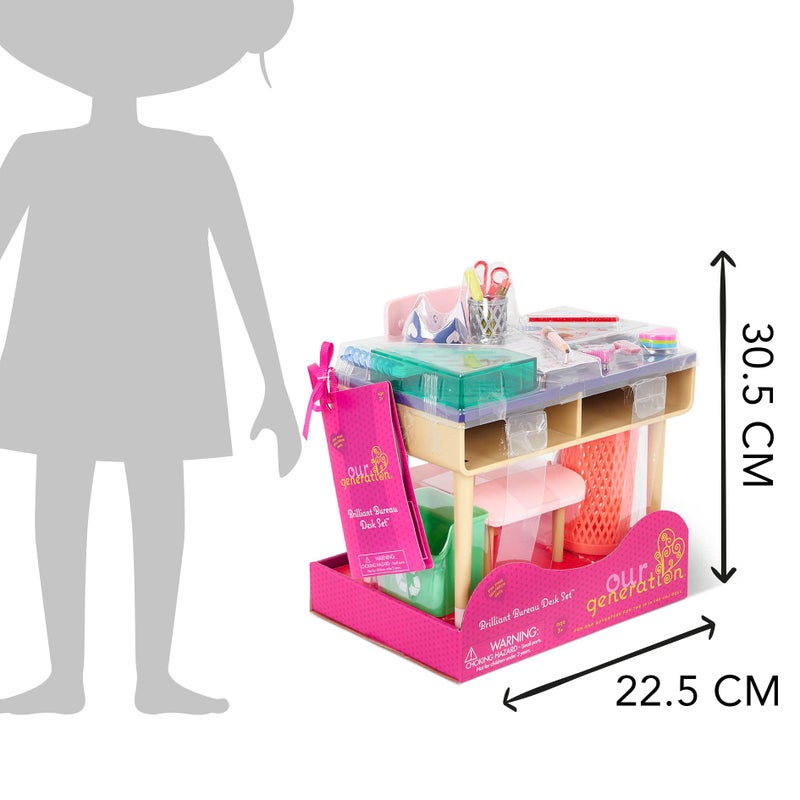 Our Generation HOME DESK SET | Premium Quality Toy for Kids - Image 3