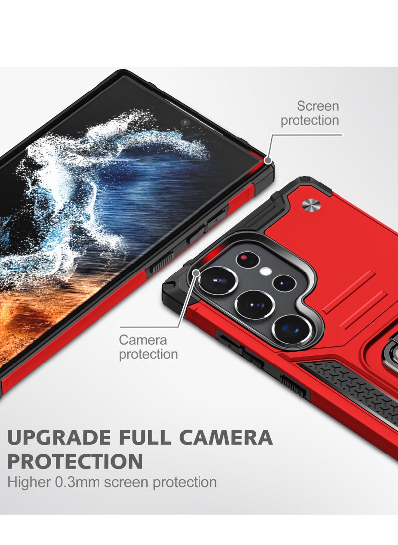 TEAM LUXURY - Samsung S24 Ultra transparent backboard comes with a built-in phone holder for wireless charging - Image 1