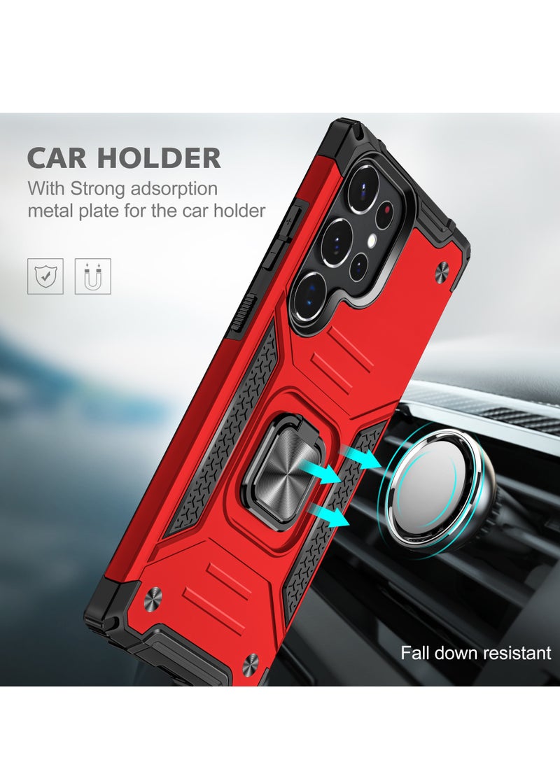 TEAM LUXURY - Samsung S24 Ultra transparent backboard comes with a built-in phone holder for wireless charging - Image 1