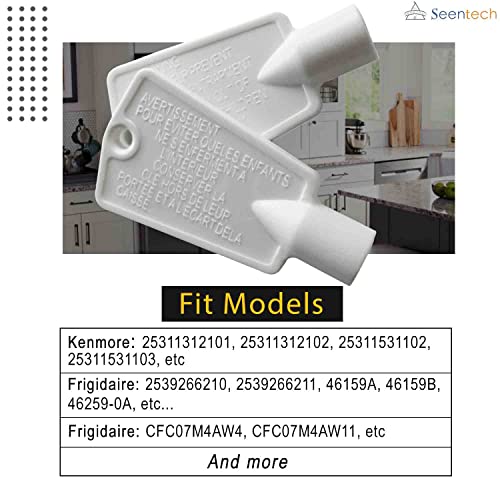 Seentech 297147700 Door Key by Seentech - Compatible with Frigidaire Kenmore Elec-trolux Freezer Refrigerator – Replaces: AP4301346 PS1991481 216702900, 06599905, 08037402, 1259502 (Pack 2) - Image 3