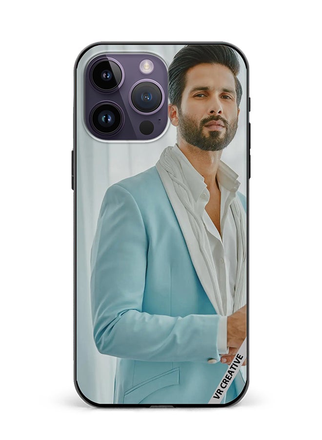 VR CREATIVE Protective Case Cover For Apple iPhone 15 Pro Bollywood Actor Shahid Kapoor Design Multicolour - Image 1