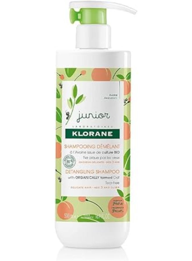 Klorane Junior Peach Shampoo for Easy Combing 500ml