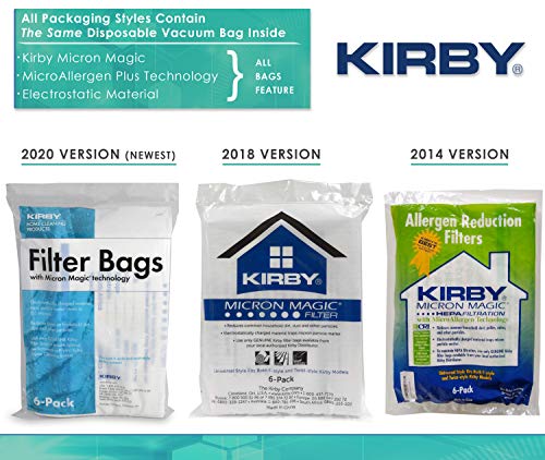 Kirby Allergen Reduction HEPA Filter Bags 6-Pack | Part #204811 | OEM Replacement for F-Style & Twist-Style Kirby Vacuums - Image 3