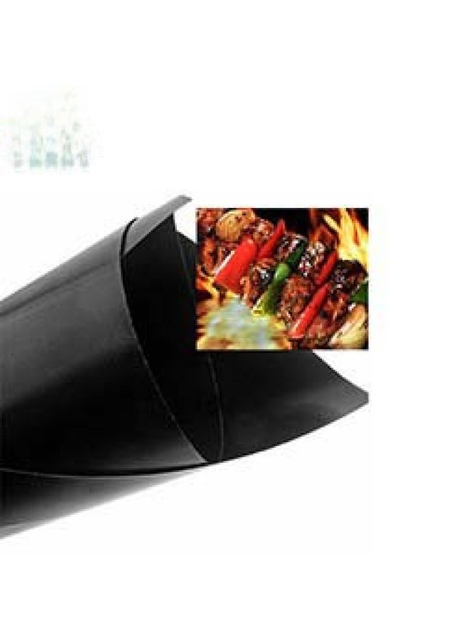 High-temperature Resistant Teflon Baking Tray Sheet Special Teflon Baking Oven Pad Durable Non-stick Cooking Kitchen Utensils-Specifications:Black  - Image 1