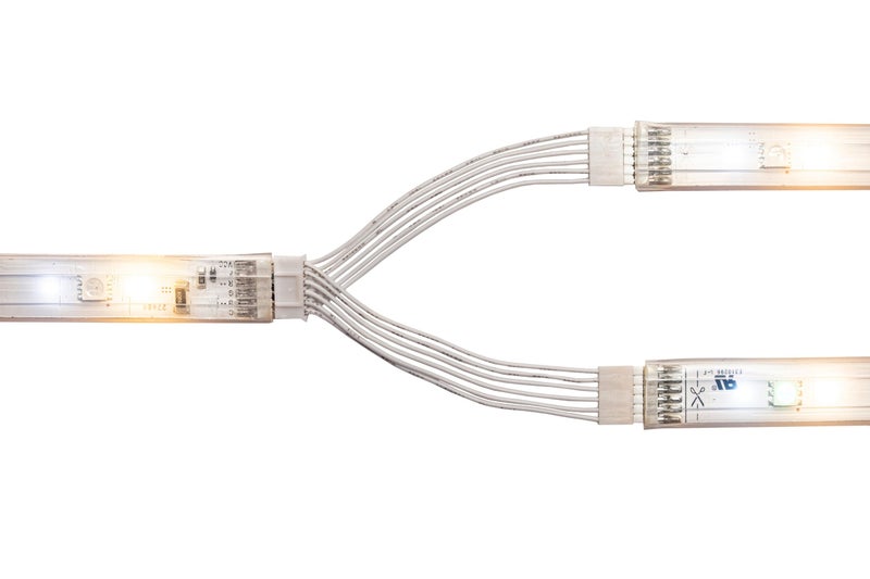 Litcessory Splitter for Philips Hue/WiZ Lightstrip (2 Pack, White - STANDARD 6-PIN V3 / WiZ Lightstrip) - Image 3