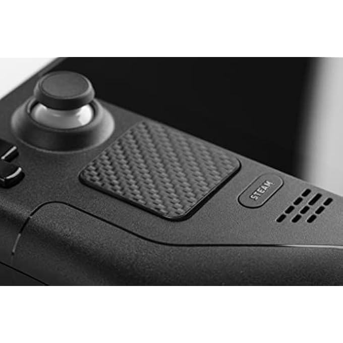 TouchProtect STEAM DECK - ADD STYLE, TACTILE FEEDBACK, AND PROTECT YOUR STEAM DECKS' TRACKPADS! MORE THAN JUST A SKIN. (CARBON - BLACK) - Image 3