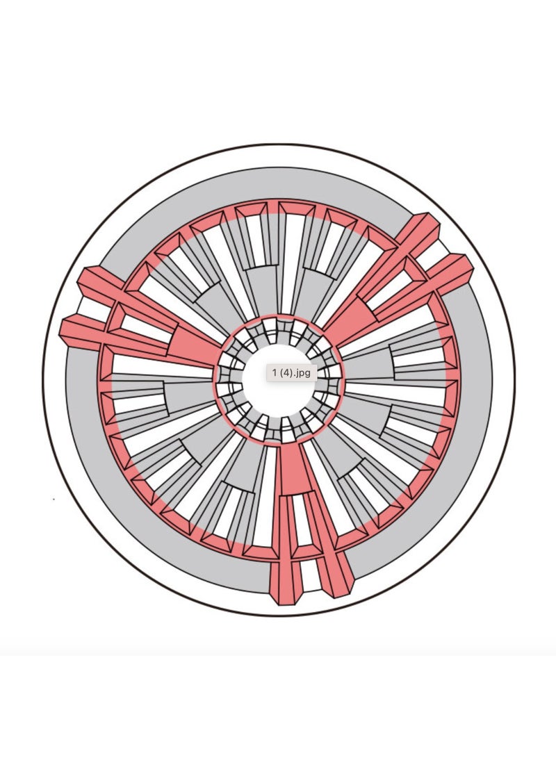 TIMEMORE Timer Crystal iTurbo Funnel Size 01, Black - Image 3