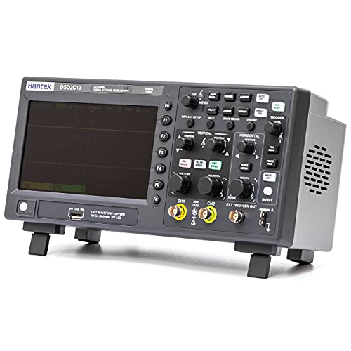 Hantek DSO2C10 Digital Storage Oscilloscope 100MHz Bandwidth 2CH Dual Channel 1GSa/s 8M Memory Depth with High Voltage Probre - Image 3