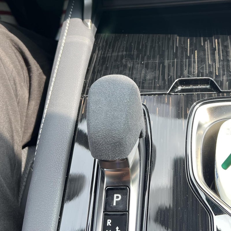 New Interior Trim Center Gear Shift Knob Cover Accessories for Lexus RX 350 RX 500h 2023 2024 2025 NX 250 NX 350 NX 350h NX 450h 2022-2025 (Suede Black) - Image 3