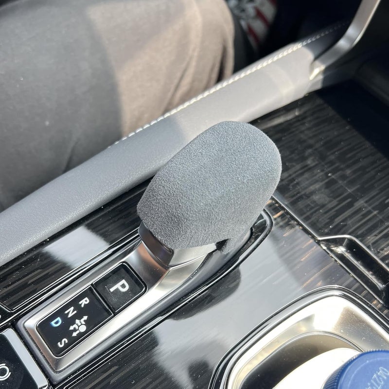 New Interior Trim Center Gear Shift Knob Cover Accessories for Lexus RX 350 RX 500h 2023 2024 2025 NX 250 NX 350 NX 350h NX 450h 2022-2025 (Suede Black) - Image 2