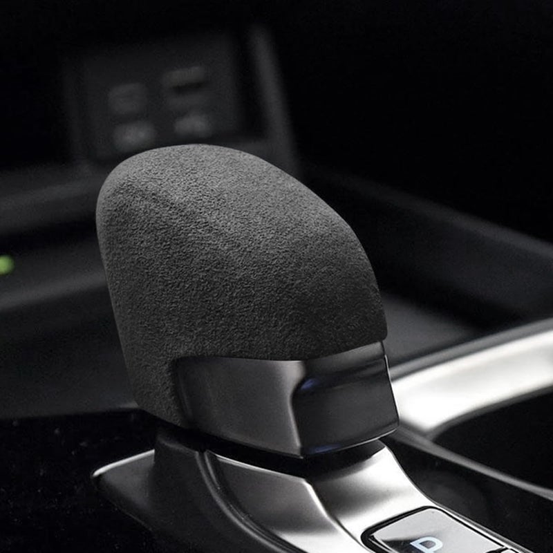 New Interior Trim Center Gear Shift Knob Cover Accessories for Lexus RX 350 RX 500h 2023 2024 2025 NX 250 NX 350 NX 350h NX 450h 2022-2025 (Suede Black) - Image 1