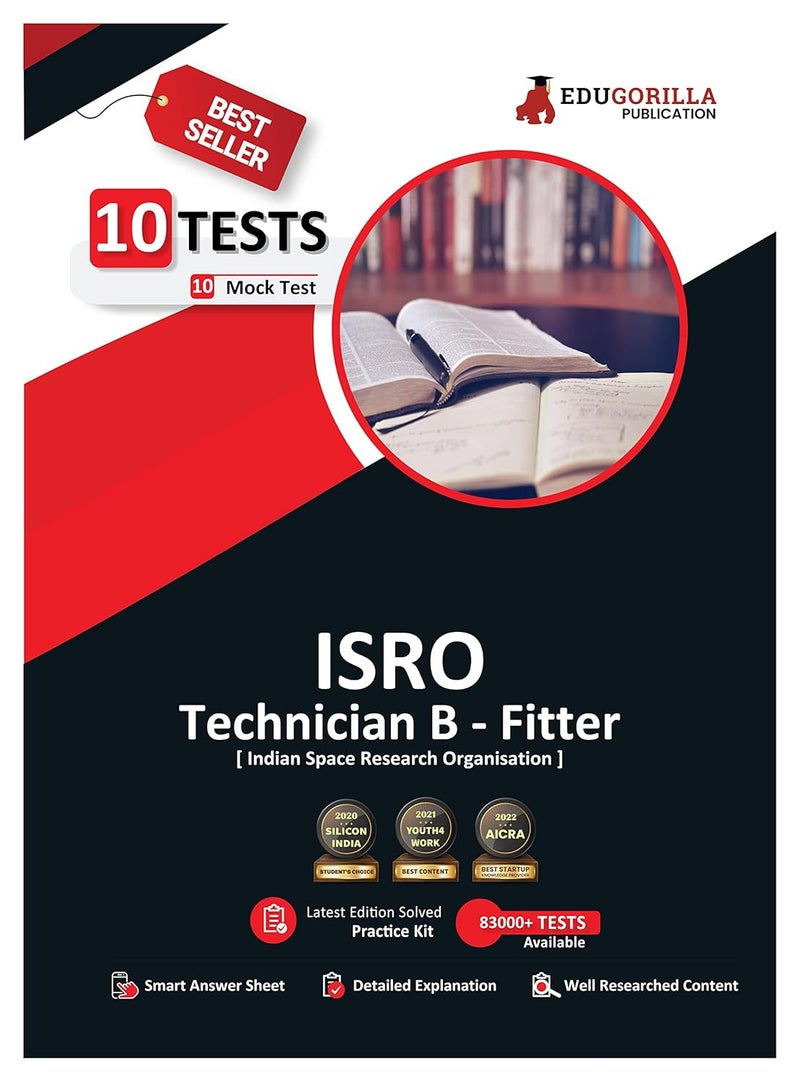 ISRO Technician B Fitter Recruitment Exam 2024 (English Edition) - Indian Space Research Organization - 10 Full Length Mock Tests with Free Access To Online Tests  - Image 1
