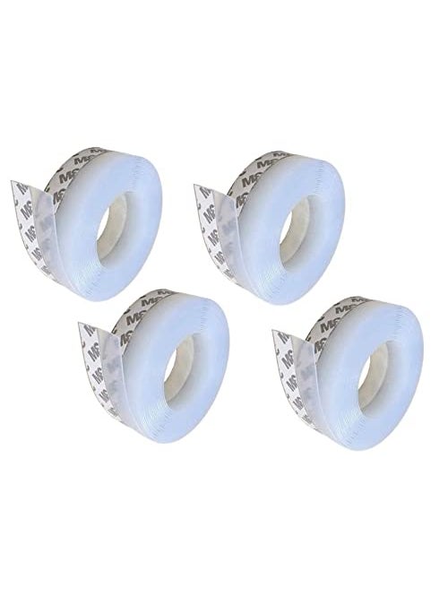 Bellveen Bellveen Door Tape for Seal and Window Sealing Tapes Strips Weather Bottom Rubber Insects Width 45mm 2 Meter 656 ft Set of 4 