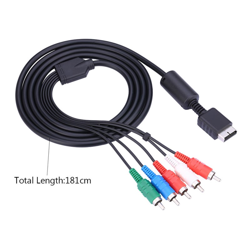 AV Multi Out to Component Video/Audio Cable Cord For Sony Playstation PS2 PS3 - Image 3