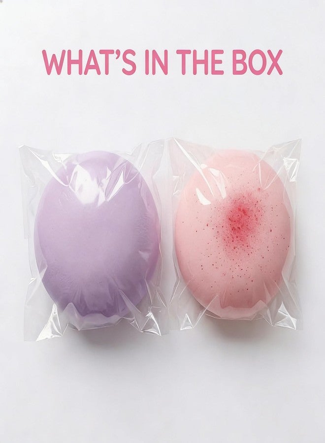 Plman 2PCS Slow Rising Squishy, Bread Squishy for Adults & ADHD, Food Squishies for Stress Relief & Focus Enhancement, Desk Decor or Gift (Pink & Purple) - Image 4