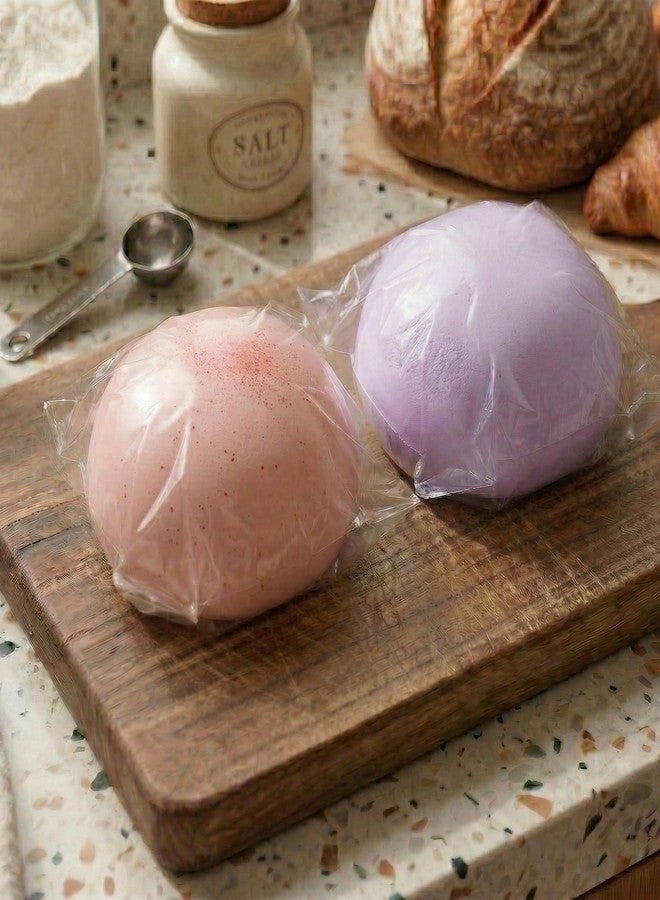 Plman 2PCS Slow Rising Squishy, Bread Squishy for Adults & ADHD, Food Squishies for Stress Relief & Focus Enhancement, Desk Decor or Gift (Pink & Purple) - Image 1