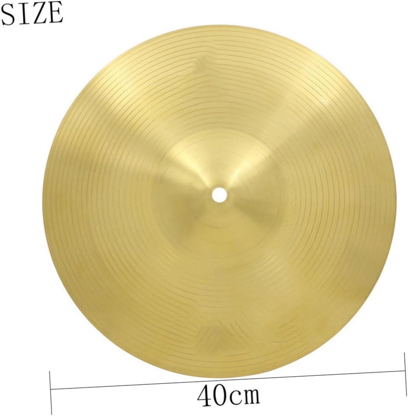 UPKOCH Practice Drum Cymbal Lightweight Cymbal for Drum Jazz Drumming and Easy Use Durable Design for Long Term Performance - Image 2