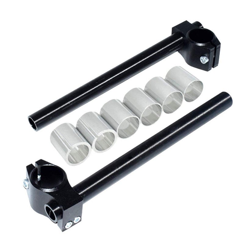 Motorcycle CNC Cafe Racer Handlebar Racing Adjustable 2431MM Clip On Fork Handle Bar Replacement Black
