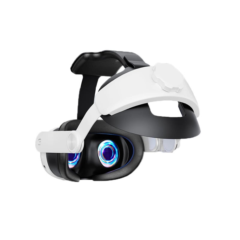 SOLARAE Head Strap for Oculus Quest 3,3-in-1 Adjustable Halo Headband,Replacement for Elite Strap,for Enhanced Support and Comfort in VR, Suitable for Children and Adults Compatible with Oculus/Meta Quest 3 - Image 1