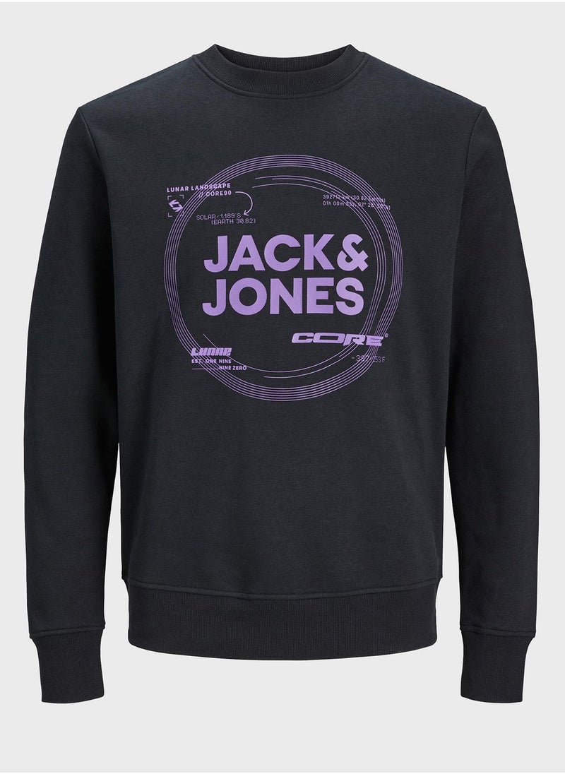 JACK & JONES - Logo Crew Neck Sweatshirt - Image 1