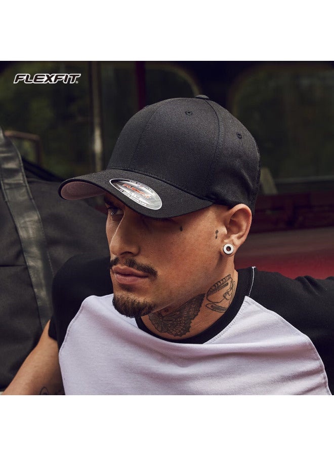 Flexfit, Same Style As Mei Team, Fully Enclosed Large Brim Baseball Cap For Men And Women, High Crown Sun Protection Visor Hat, Outdoor Casual Cap - Image 2