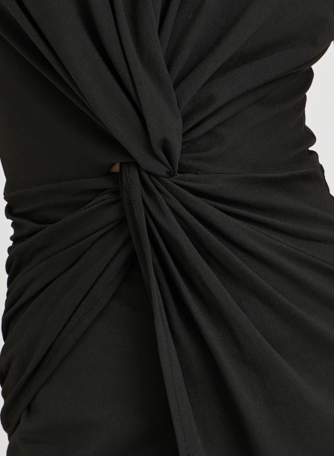 Take Two Twist Front Midi Dress  - Image 3