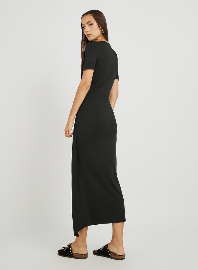 Take Two Twist Front Midi Dress  - Image 4