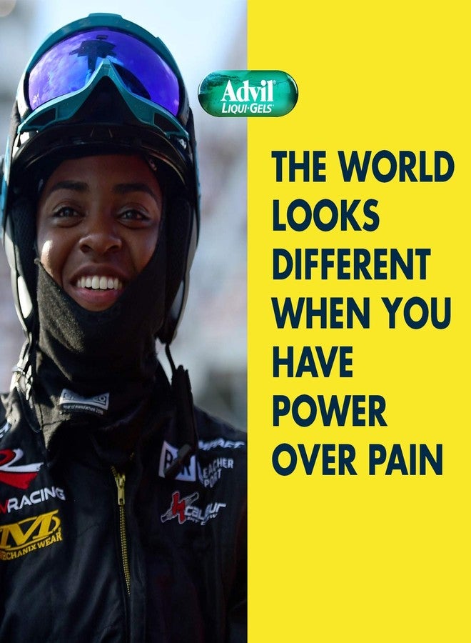 Advil Liqui-Gels Pain Reliever and Fever Reducer, Pain Medicine for Adults with Ibuprofen 200mg for Headache, Backache, Menstrual Pain and Joint Pain Relief - 50x2 Liquid Filled Capsules - Image 2
