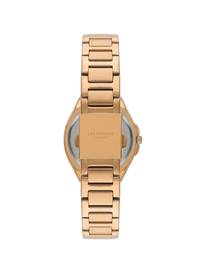 Lee Cooper Women's Metal Multi Function Watch LC07844.430 - 34 mm