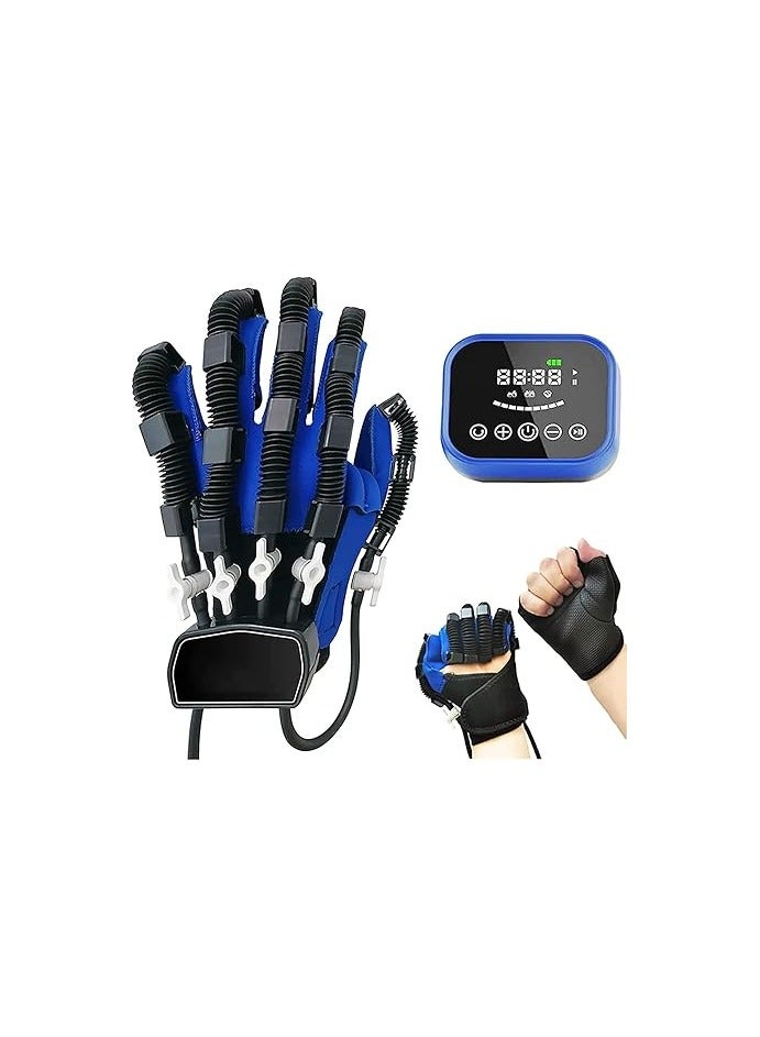 Generic SKUAI Rehabilitation Robot Gloves Hemiplegia Finger Rehabilitation Trainer Robot Gloves Functional Hand Splint for Long-Term Relief,Right-XL (Color : Left, Size : M) - Image 3