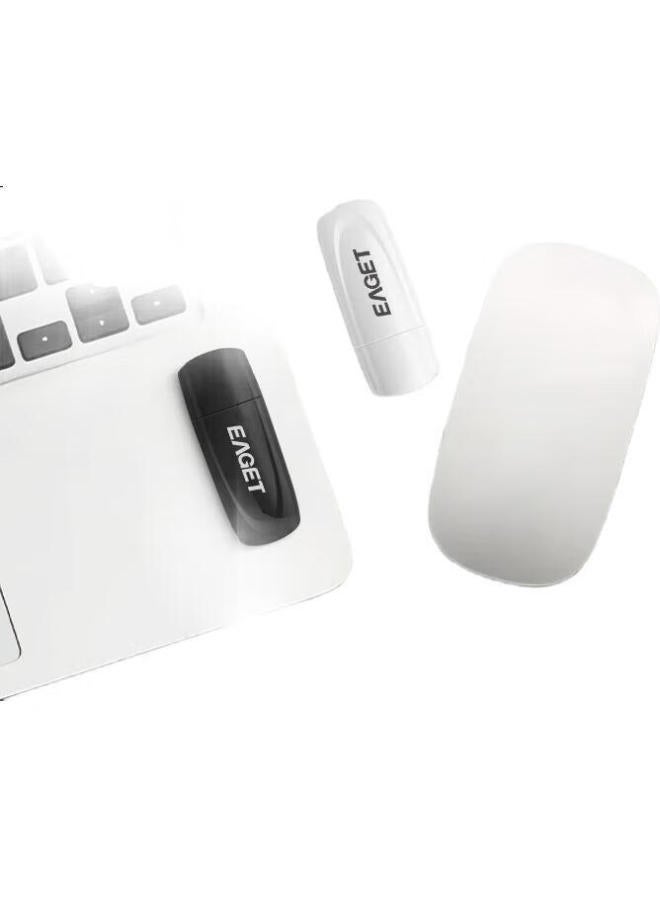 Eaget 4Gb Usb Flash Drive, Usb2.0, For Bidding And Tendering, Mini Portable, Compatible With Car Computers And Smartphones, White F1 - Image 1